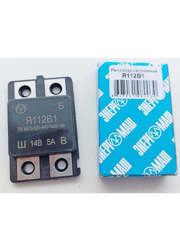Регулятор напруги (шоколадка) ВАЗ ( ) Я112В1 art: 6113 MS No Brand (323227826)