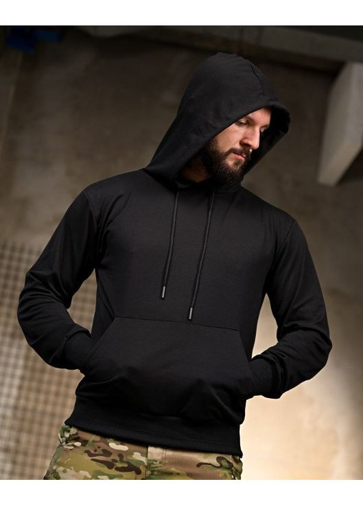 Тактическое мужское худи Король Посадки черное No Brand (360506923)