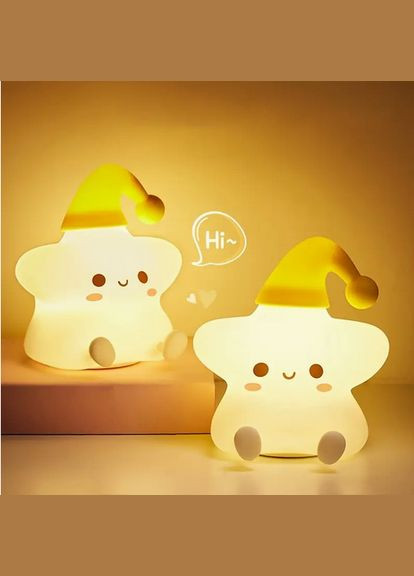 Ночник аккумуляторный силиконовый Звездочка RD-25 LED 800 мАч No Brand (317969517)