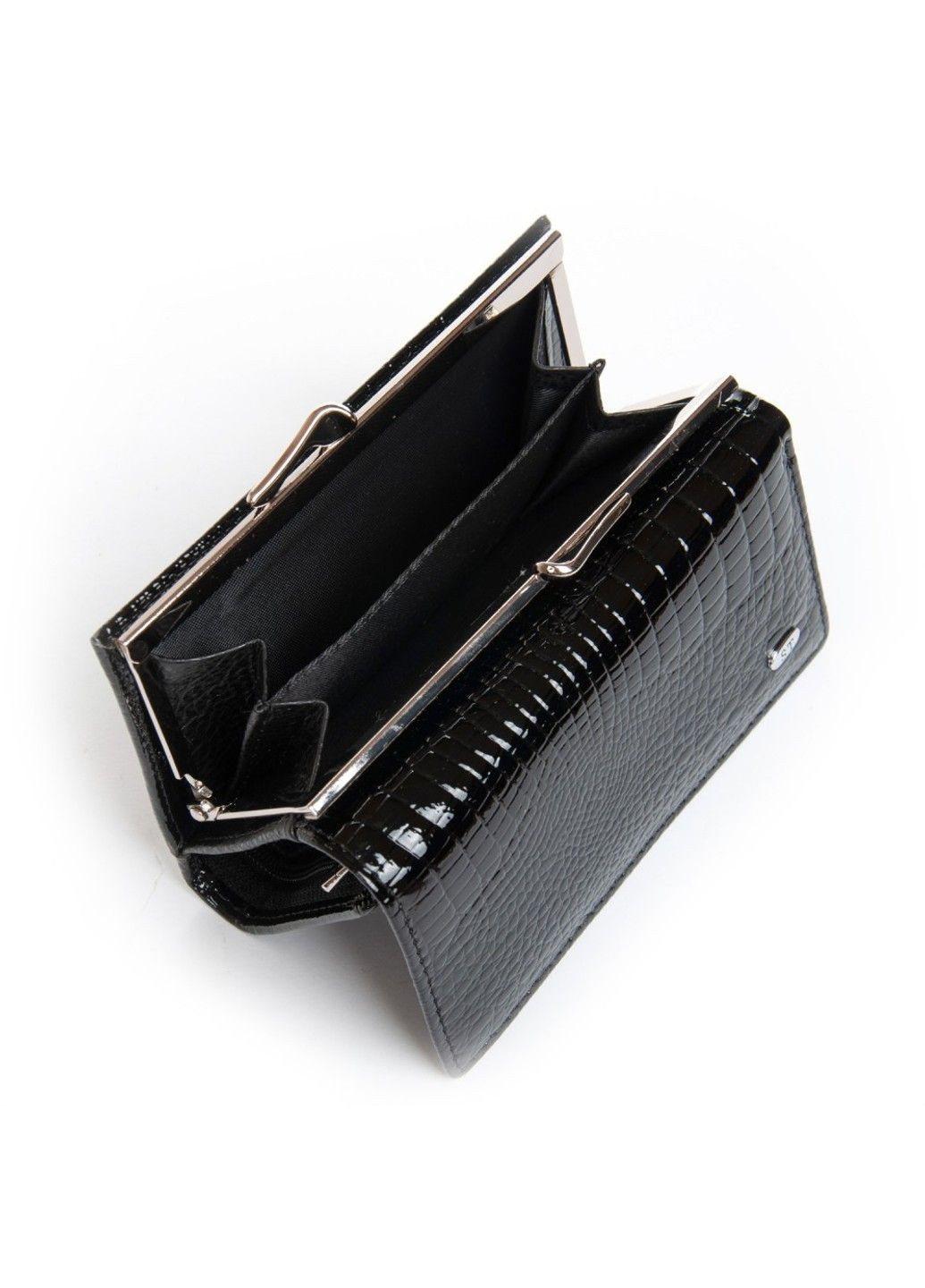 Женский кожаный лаковый кошелек SERGIO TORRETTI FEW214 black ST (360751393)