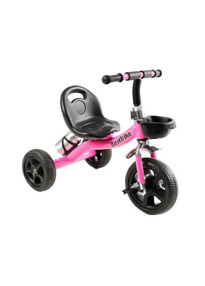 Велосипед 3-х колісний " " сталева рама, колеса EVA, переднє d=10’’, заднє d=8’’, кошик, пляшечка Best Trike (361418341)