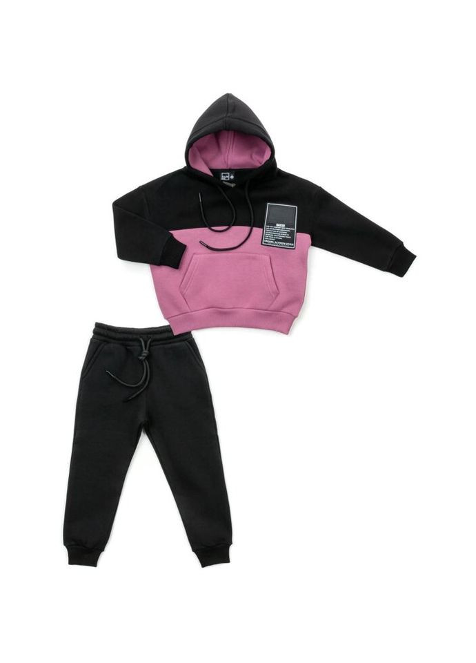 Спортивный костюм флисовый с худи (CL0215006-104-black) Cloise (300857417)