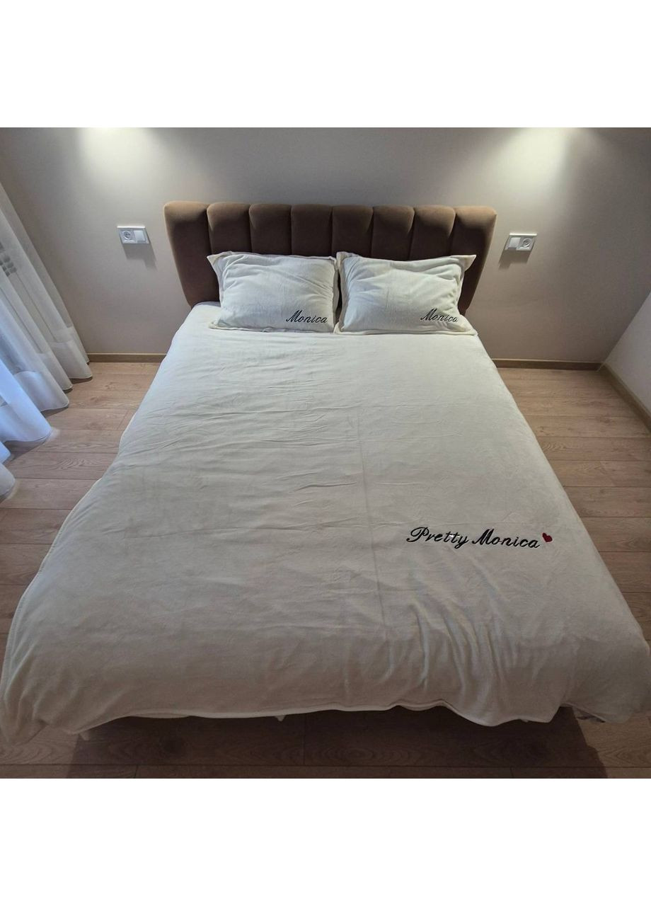 Велюровое постельное белье полутораспальное Vishnya (364927047)