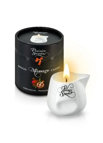 Масажна свічка Pomegranate 80 мл - CherryLove Plaisirs Secrets (282710505)