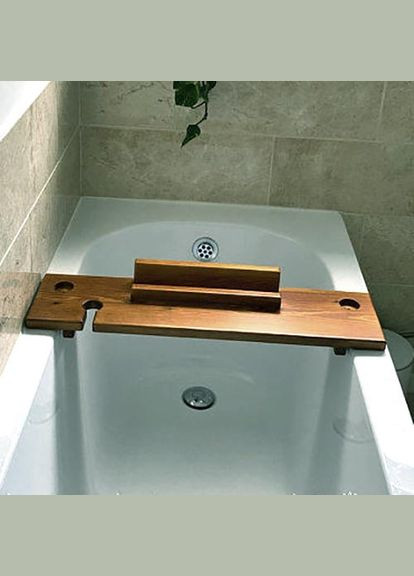 Столик полка для ванной из дерева Тартус мускат (СДВ-001407) No Brand (328293287)