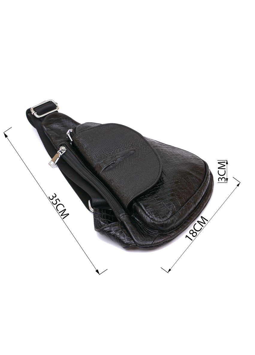 Сумка через плече чоловіча 20696 Чорний Vintage (331913269)