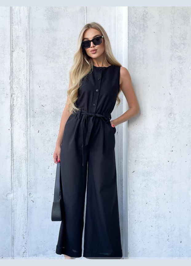 Комбінезон Liton чорний льон