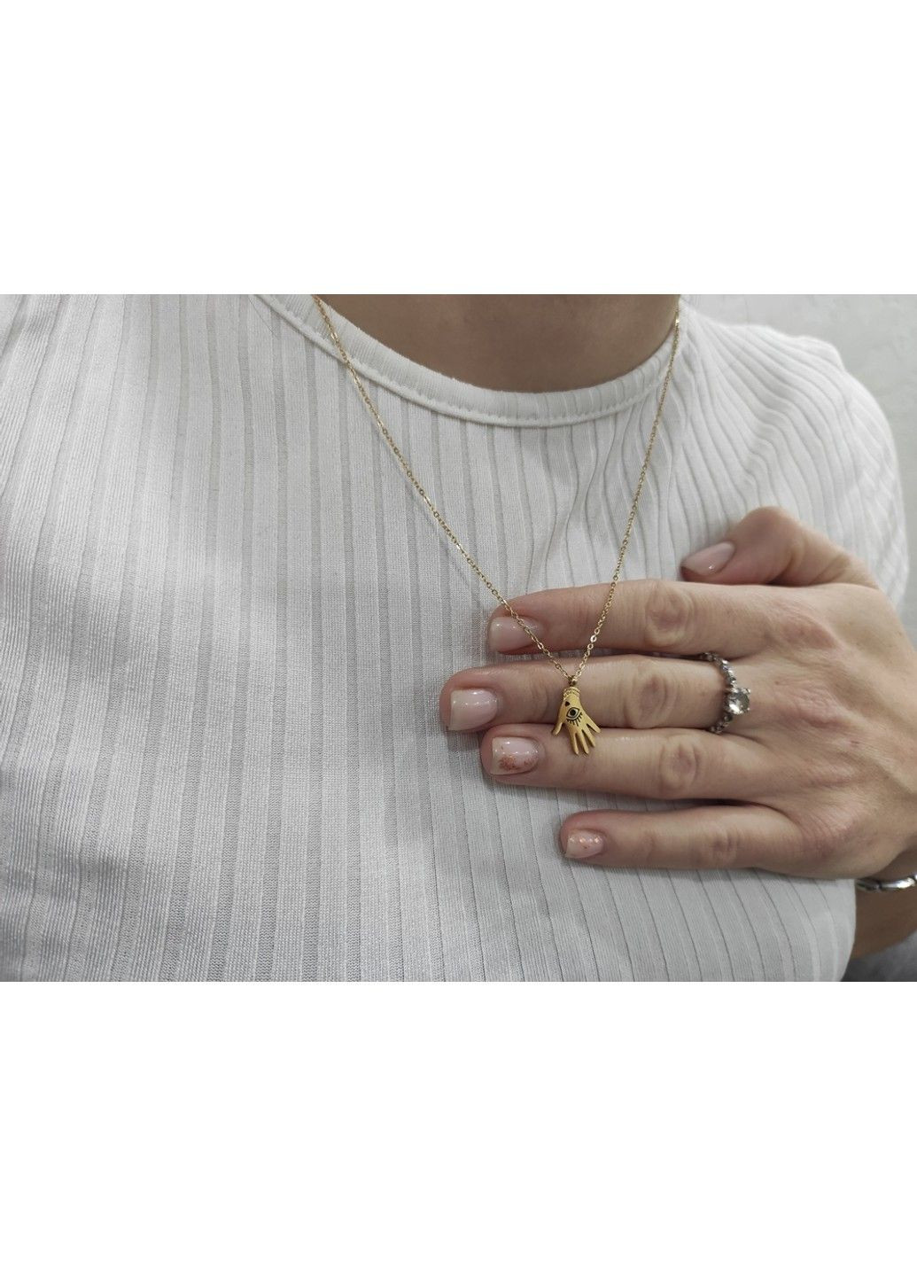 Женская подвеска амулет из нержавеющей медицинской стали PSw-049 No Brand (299340248)