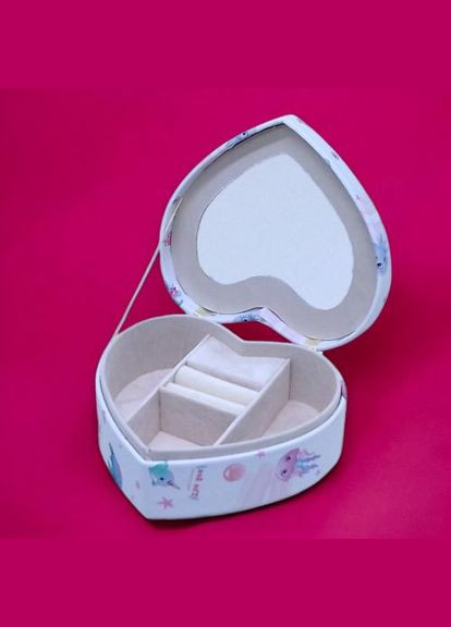 Дитяча скринька для прикрас "Русалонька", серце MIC (372821039)