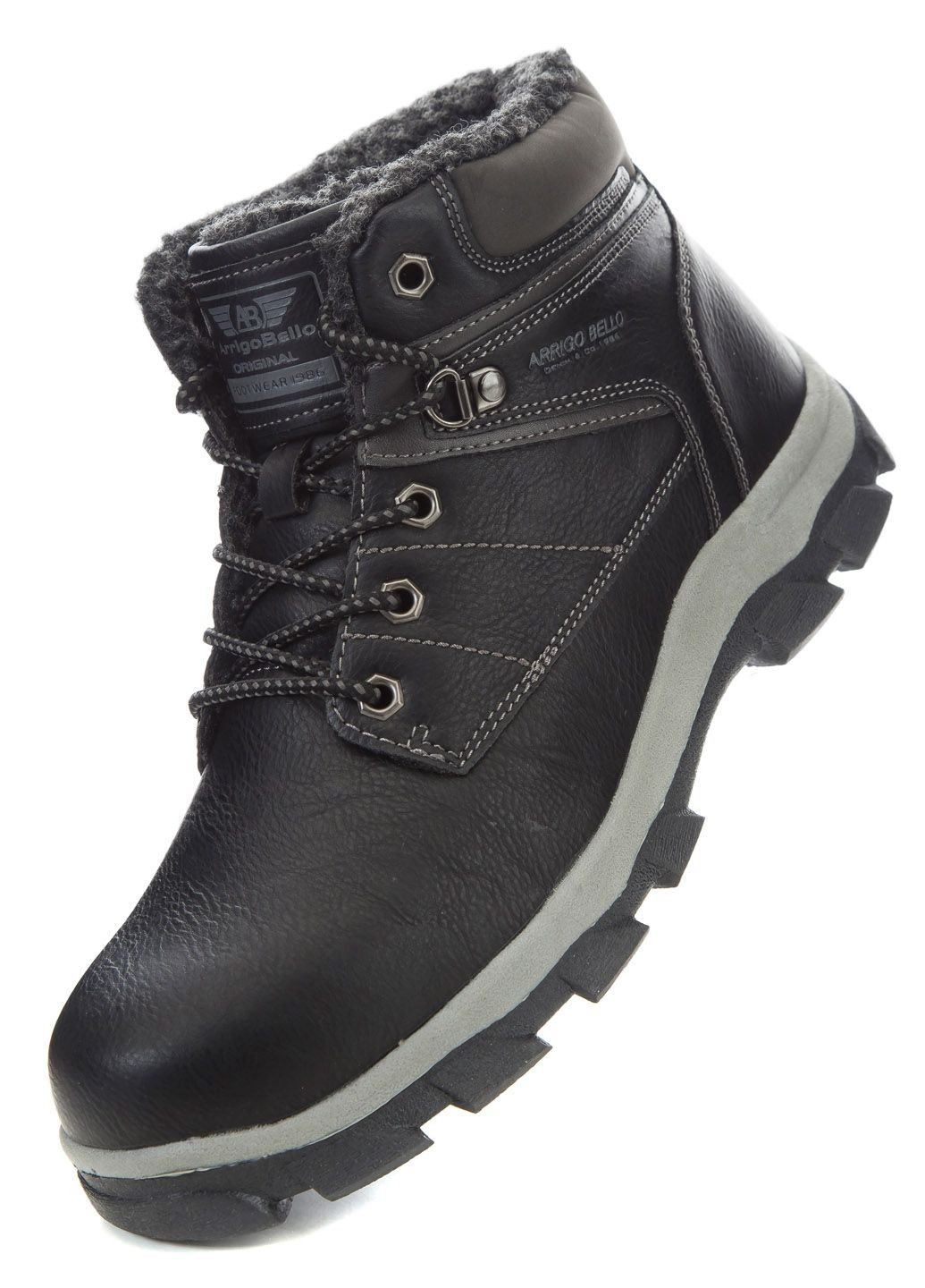 Черные зимние ботинки мужские Navigator