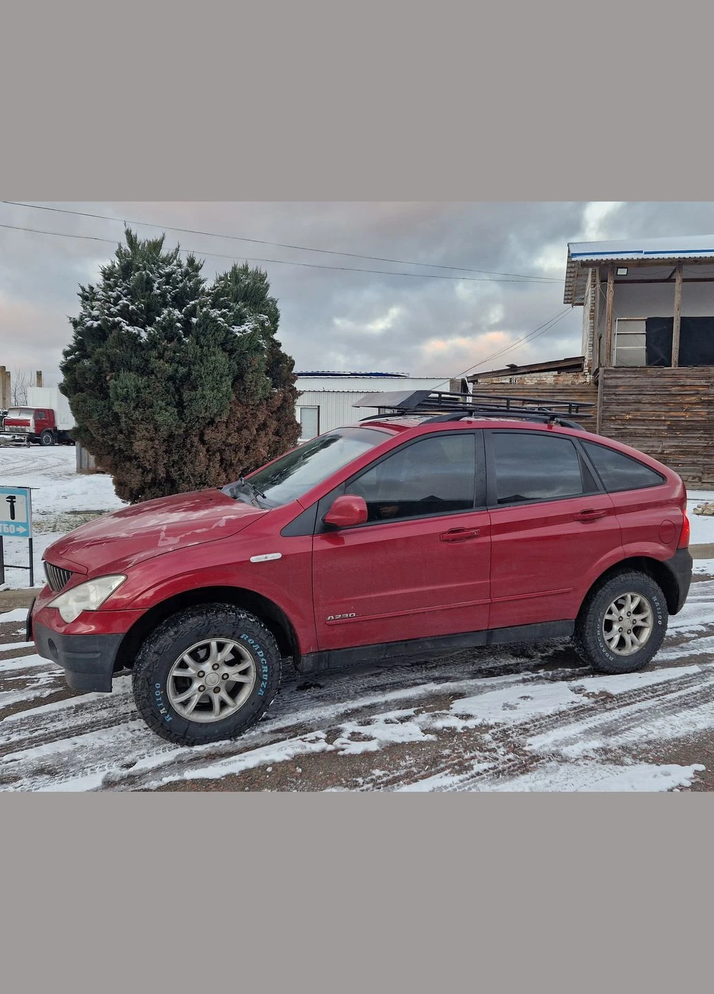 Универсальный багажник, корзина на крышу автомобиля SsangYong Actyon Land Rover Tucson (348334621)