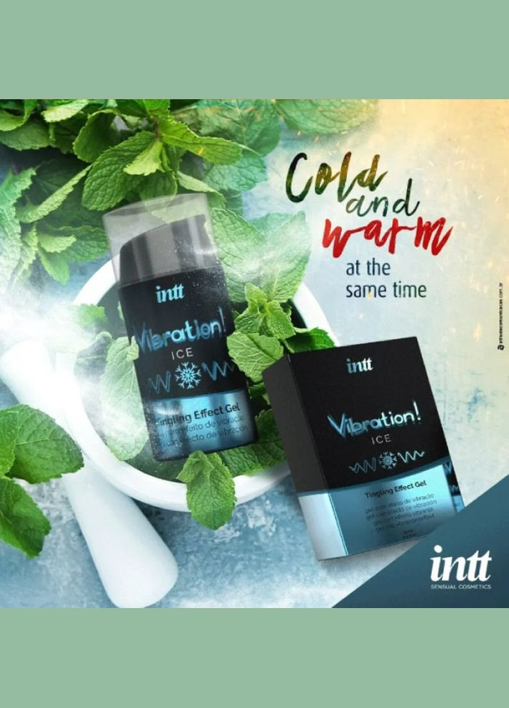 Рідкий вібратор Vibration ICE (ефект охолодження) 15 мл Intt (297130657)