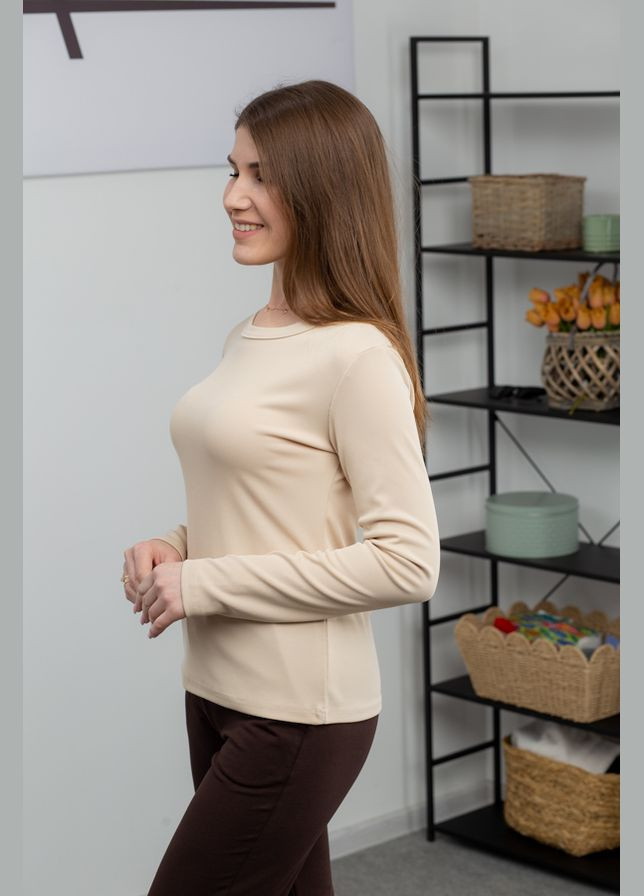 Лонгслив 25.2615 46( ) светло бежевый AKSAN (322581886)