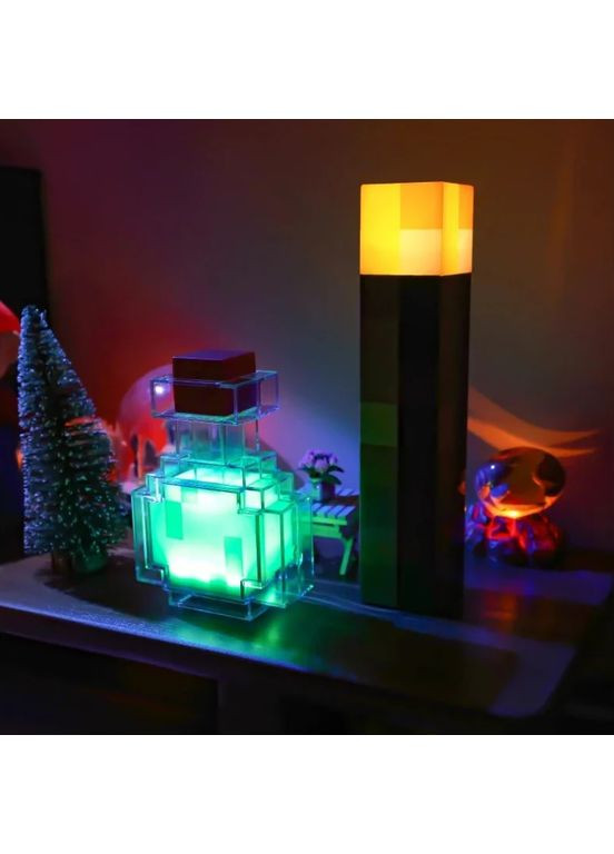 Ночник Майнкрафт Бутылка с Зельем Minecraft Potion Bottle No Brand (362453000)