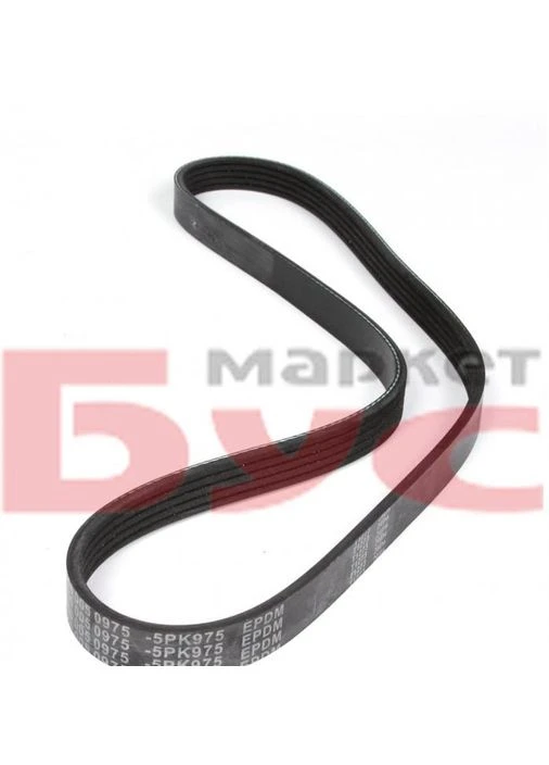 Ремень генератора BMW/Citroen/Daewoo/Fiat (5PK975) 050 005 0975 RU63 No Brand (345786432)