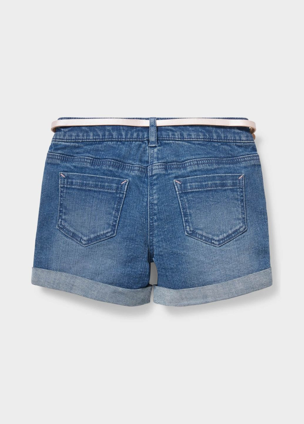 Джинсові шорти на дівчинку 134 розмір сині 2125023 C&A (253189174)