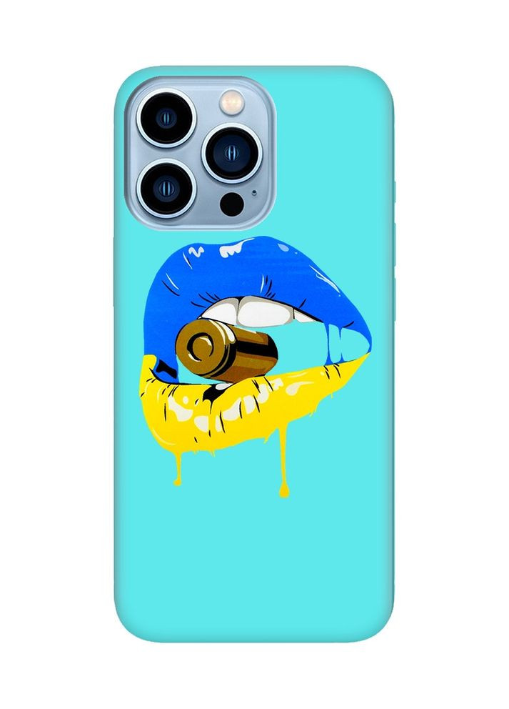 Матовый чехол на iPhone 13 Pro Max:: Губы и патрон (принт 264) Creative (360685637)
