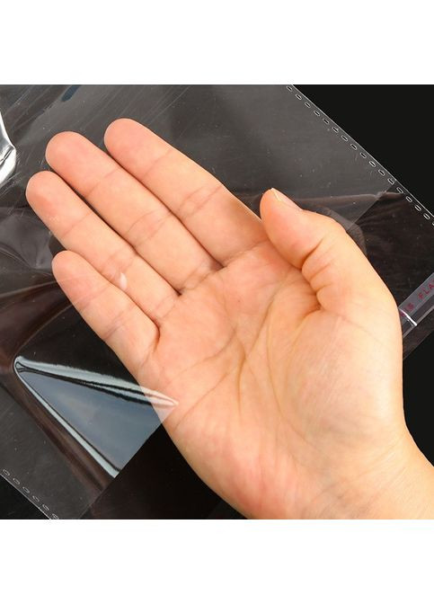 Пакет 70х100 мм поліпропіленовий з клейкою стрічкою прозорий ВОРР No Brand (371366953)