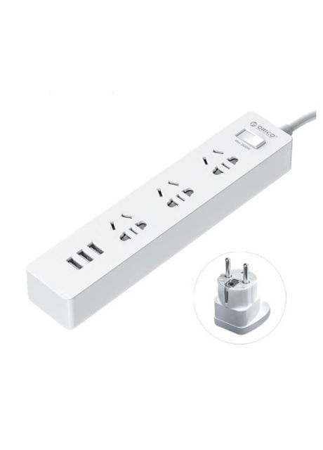 Удлинитель Power Strip XCS3A3U 3 розетки и 3 юбки 1.5 метра Orico (293345920)