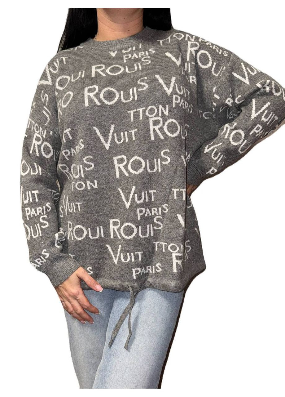 Світло-сірий демісезонний гарний светрик No Brand На кулиске