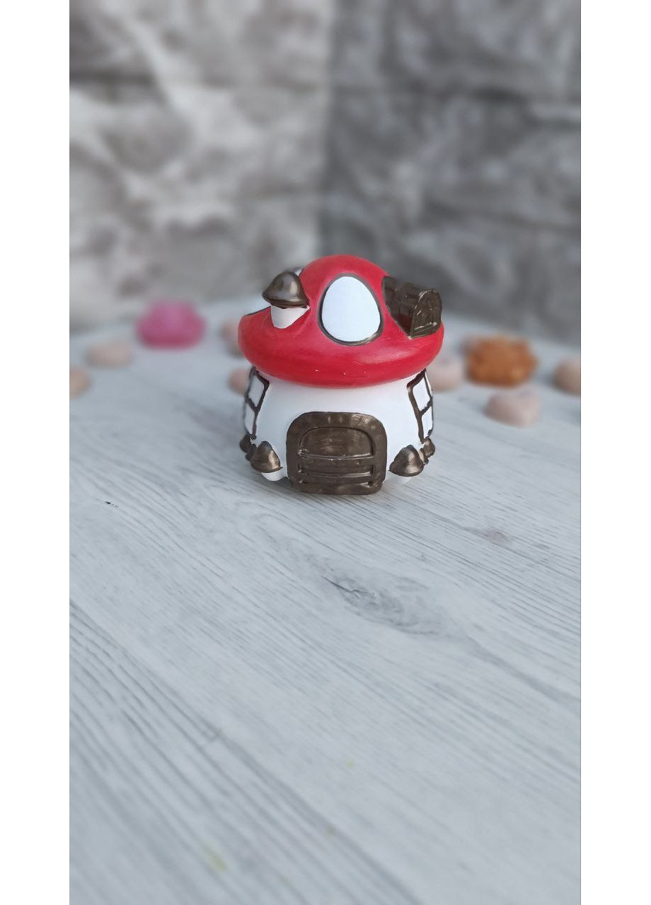 Свічка із соєвого воску Грибочок-хатинка ручної роботи з ароматом Лаванди No Brand (355692783)