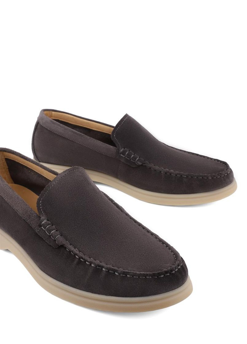 Серые мужские туфли d9361-1-680b серый замша MIRATON