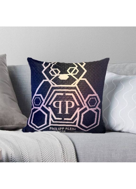 Подушка 3D Philipp Plein 2700_D 12724 35х35 см FlexDress (368783882)