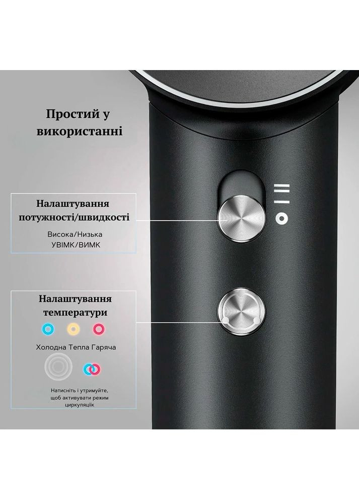 Фен Swift black Laifen (365234111)