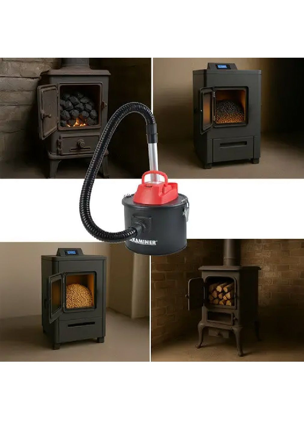 Пылесос термостойкий промышленный для золы с ручкой функцией воздуходувки HEPA фильтром 10 л 800 Вт 25х26 см (481531-Prob) Unbranded (362602626)