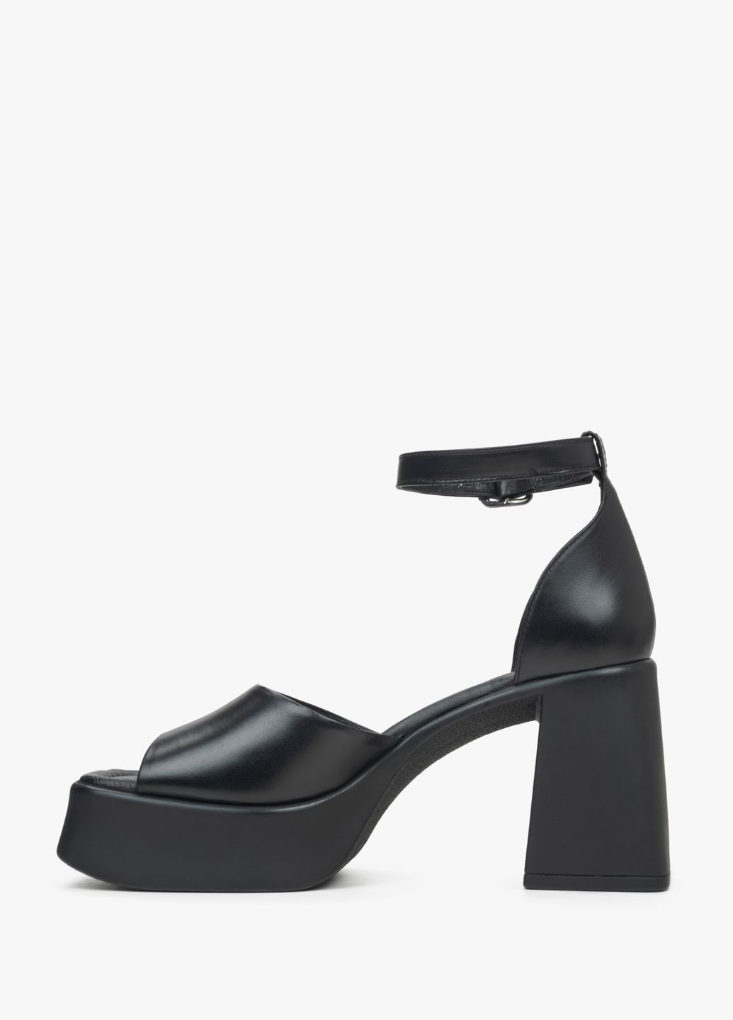 Босоніжки, колір чорний Estro (337470473)