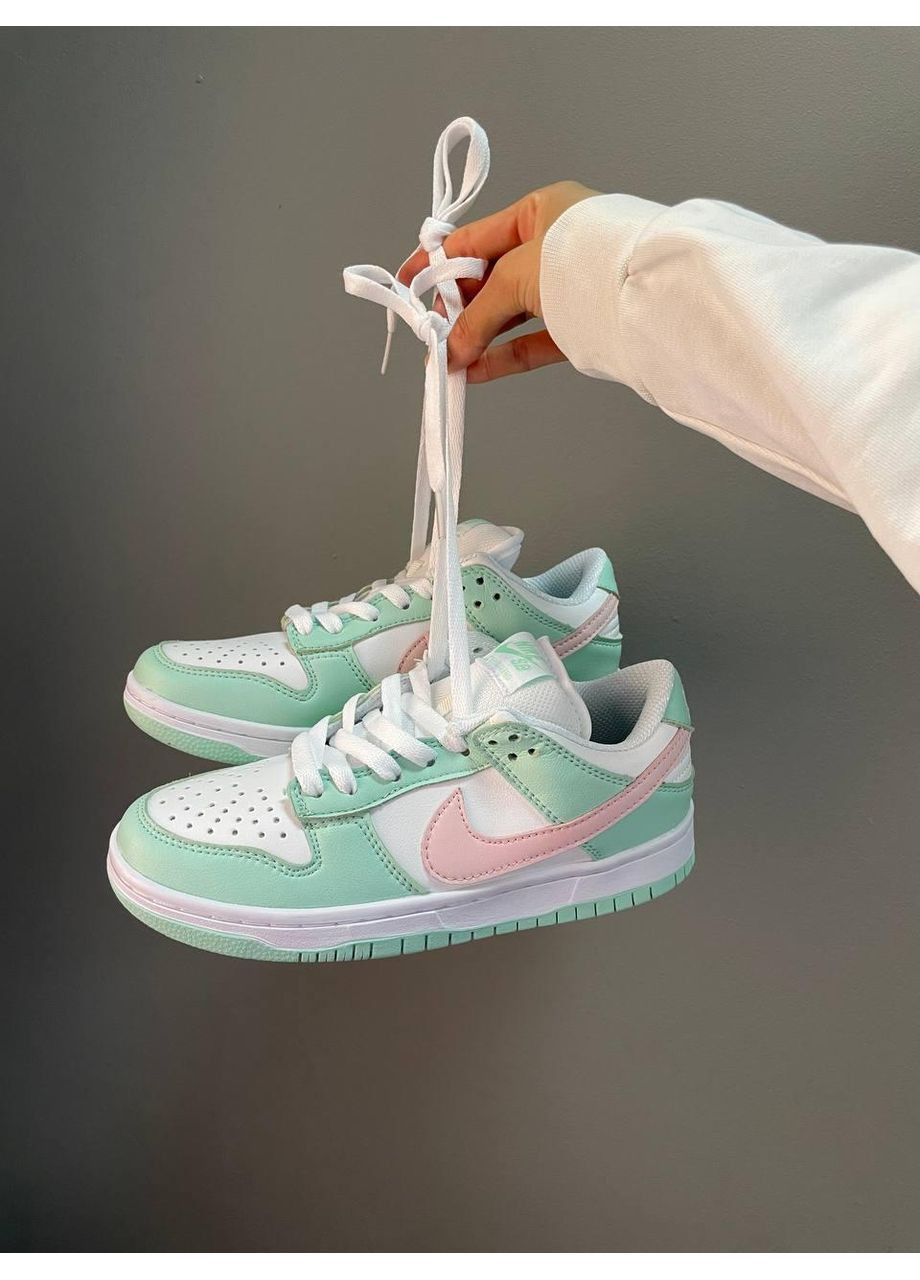 КРОСІВКИ ЖІНОЧІ NIKE SB DUNK LOW MINT PINK НАЙК СБ ДАНК No Brand рожеві демісезони (367166930)