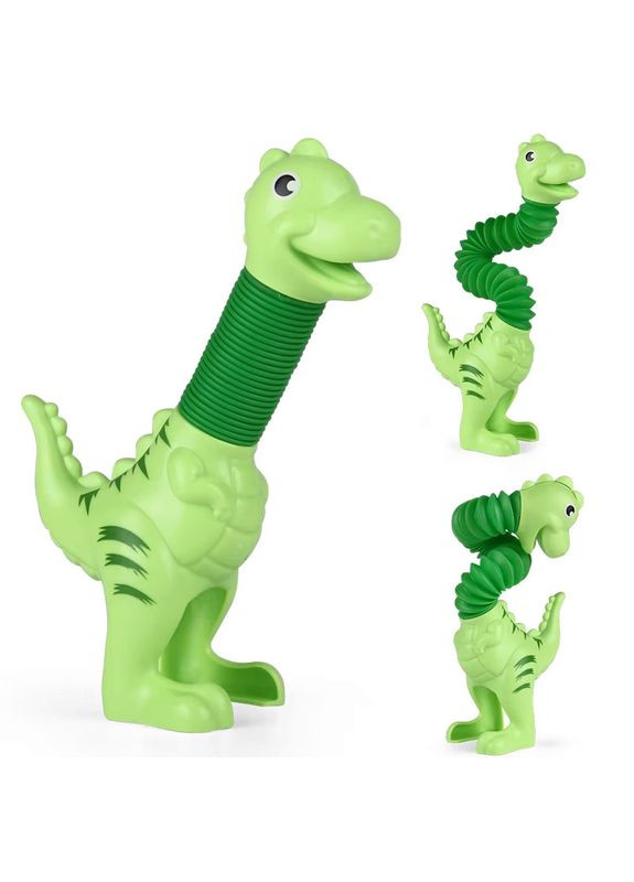 Іграшка-антистрес динозаври (набір із 3 штук) з рухомим корпусом, No Brand (366303929)