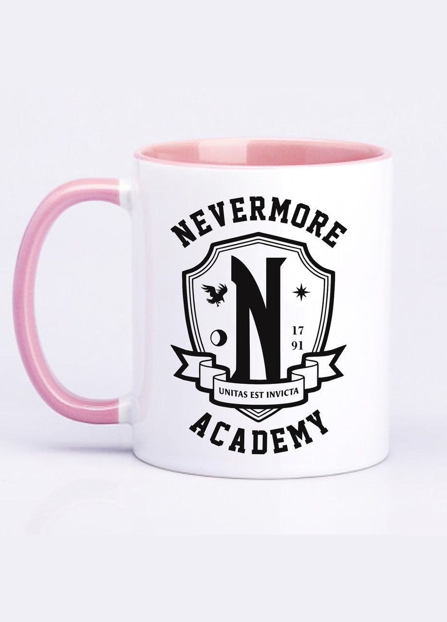 Чашка с принтом "NEVERMORE ACADEMY" 330мл ( ) (17697) No Brand (312486923)