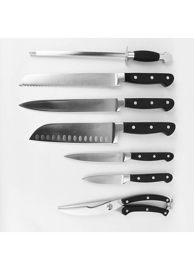 Набор кухонных ножей MR-1423 8 предметов Maestro комбинированные,