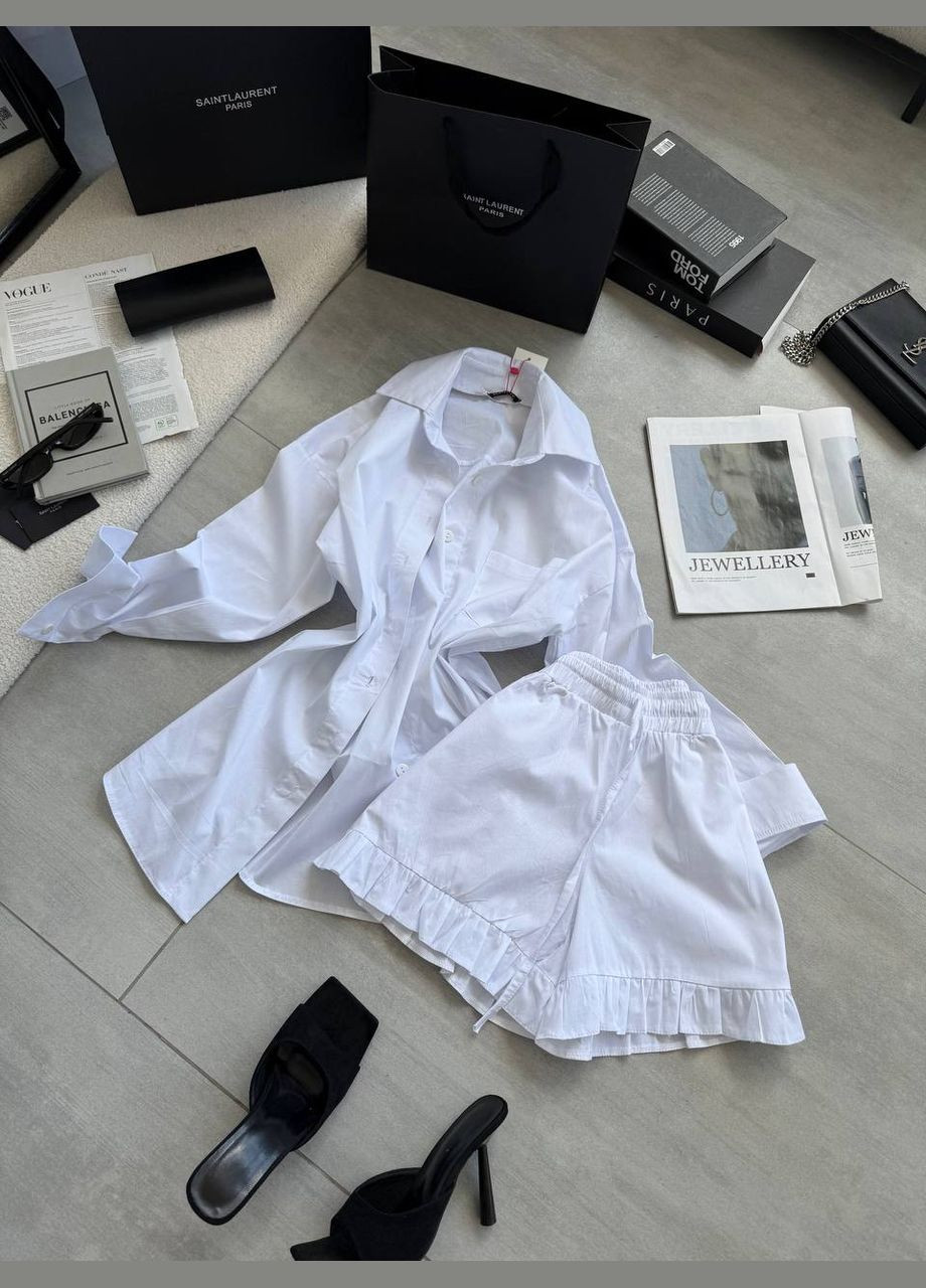 Женский костюм с шортами и рубашкой Adelante (340403357)