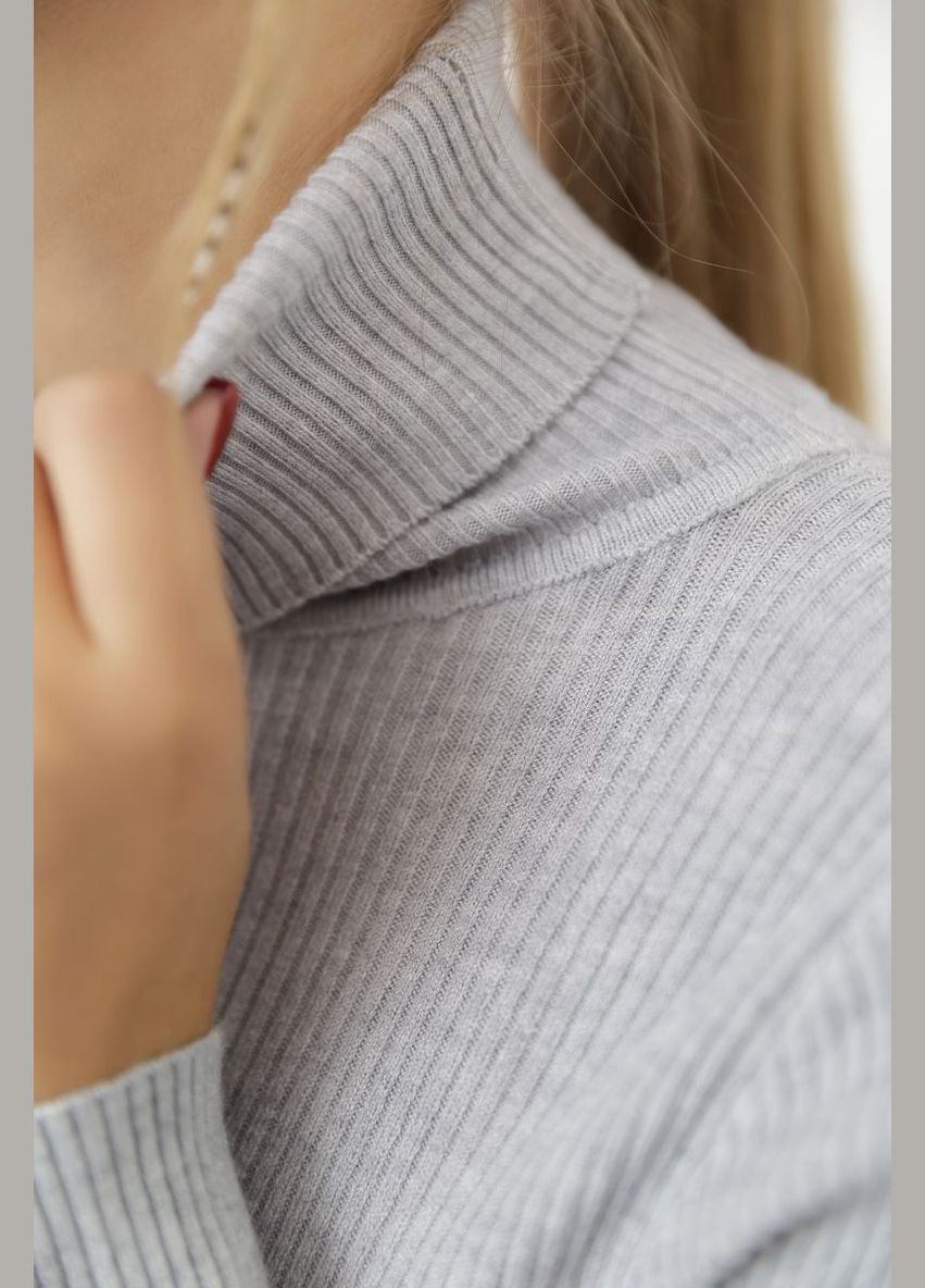 Стильний жіночий гольф у рубчик 204R001 Ager Водолазка (316431014)