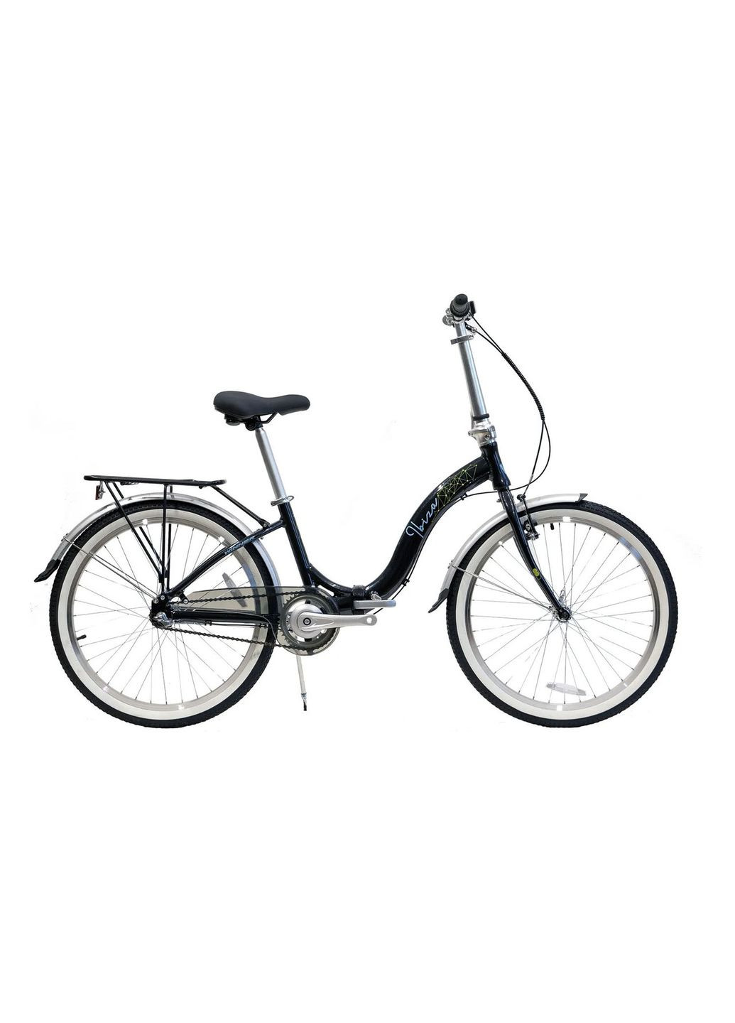 Велосипед складной IBIZA 24", рама One Size, 2024, черный Winner (369652222)