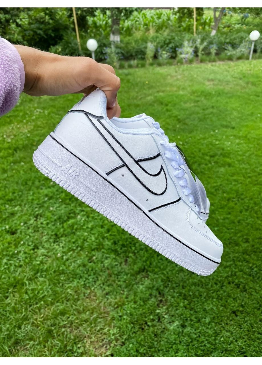 Білі Осінні кросівки чоловічі nike air force 1 white v3 найк аір форс 1 преміум No Brand