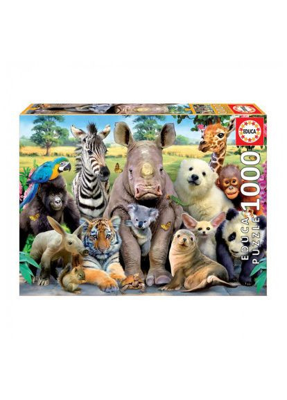 Пазл Animals 1000 элементов (6425186) Educa Animals 1000 елементів (366221777)