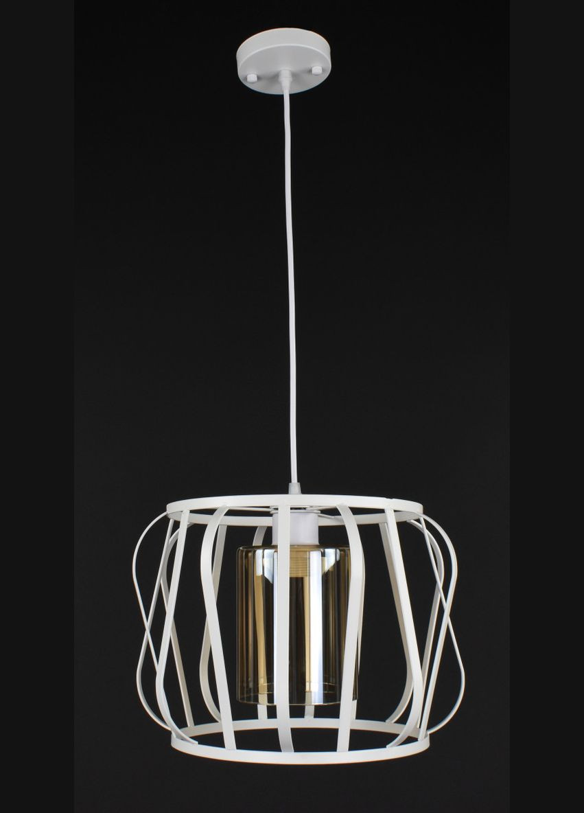 Люстра подвесная LOFT на 1 лампочку 27985 Белый 30-110х32х32 см. Sunnysky (364498935)