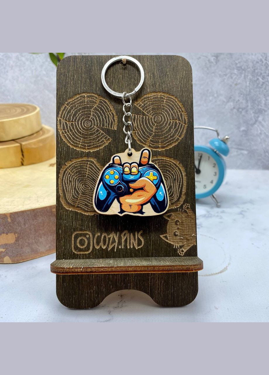 Дерев'яний брелок "Джойстик" Cozy-Up (291023039)