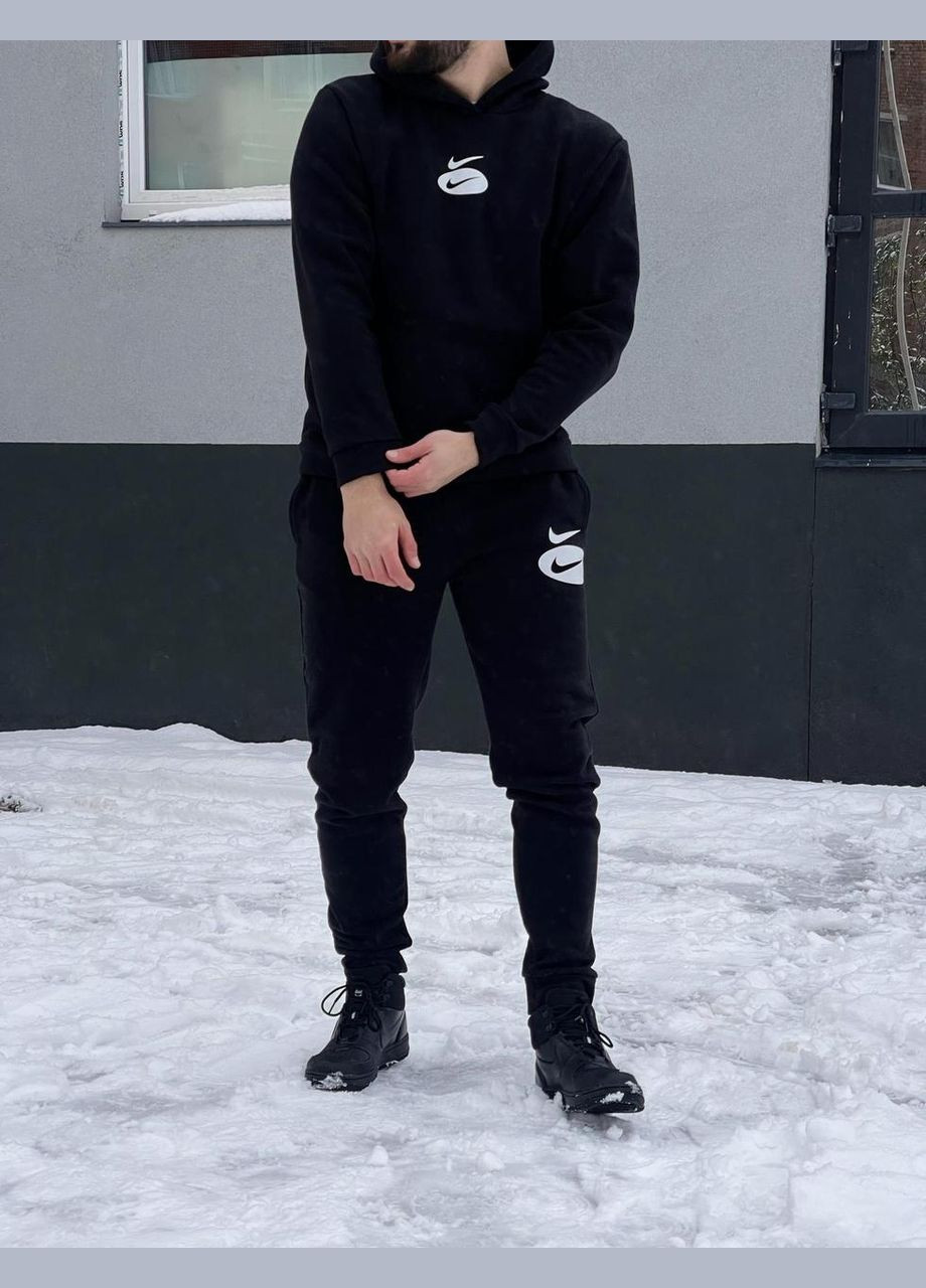 Чоловічий спортивний костюм чорний No Brand (367982258)