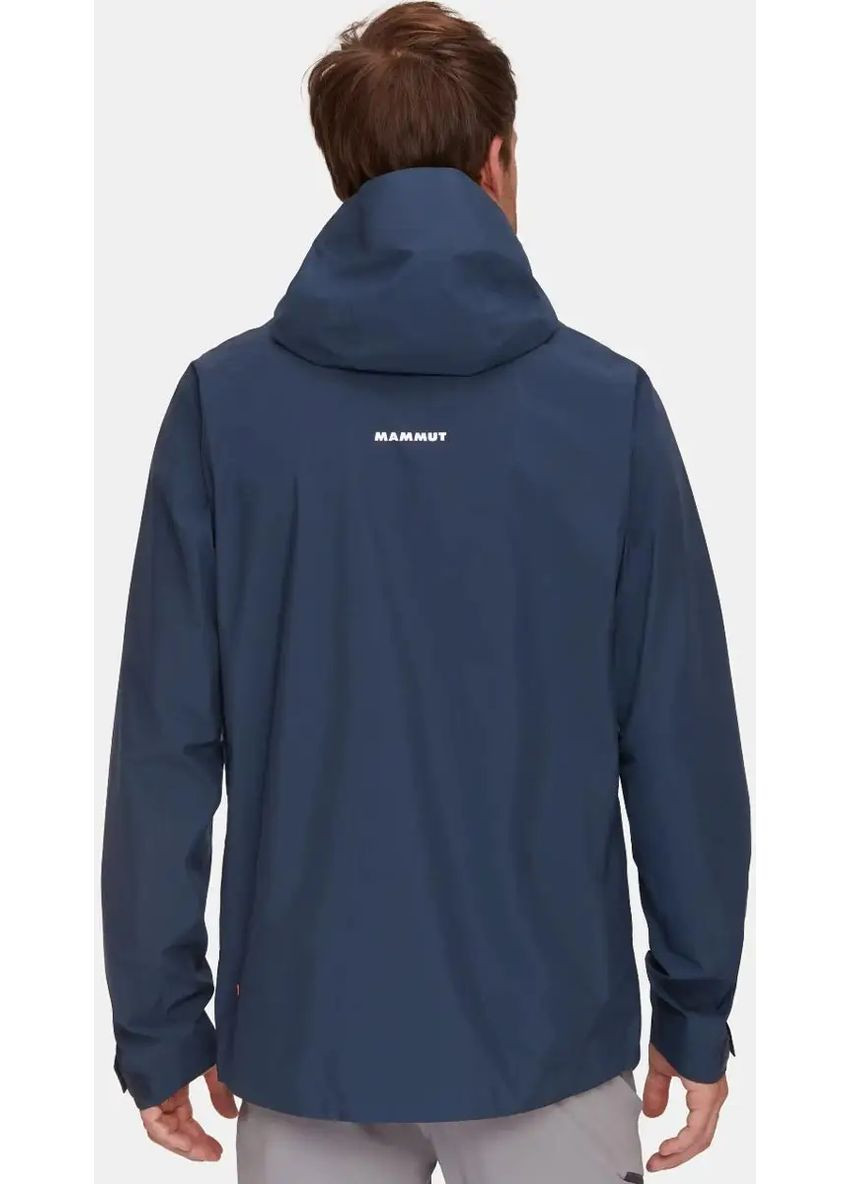 Комбінована демісезонна куртка alto ight hs hooded jacket men marine Mammut