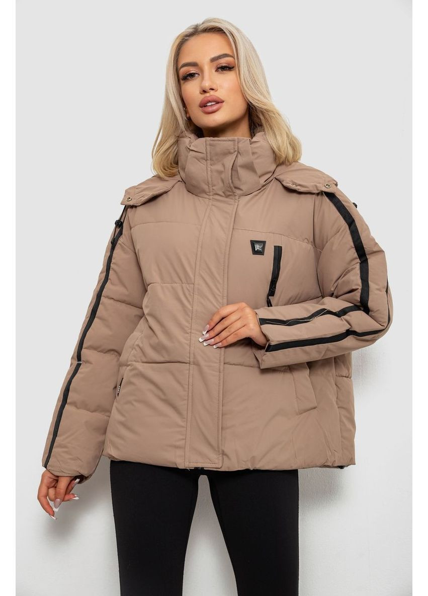 Бежевая демисезонная куртка женская Ager 244R866