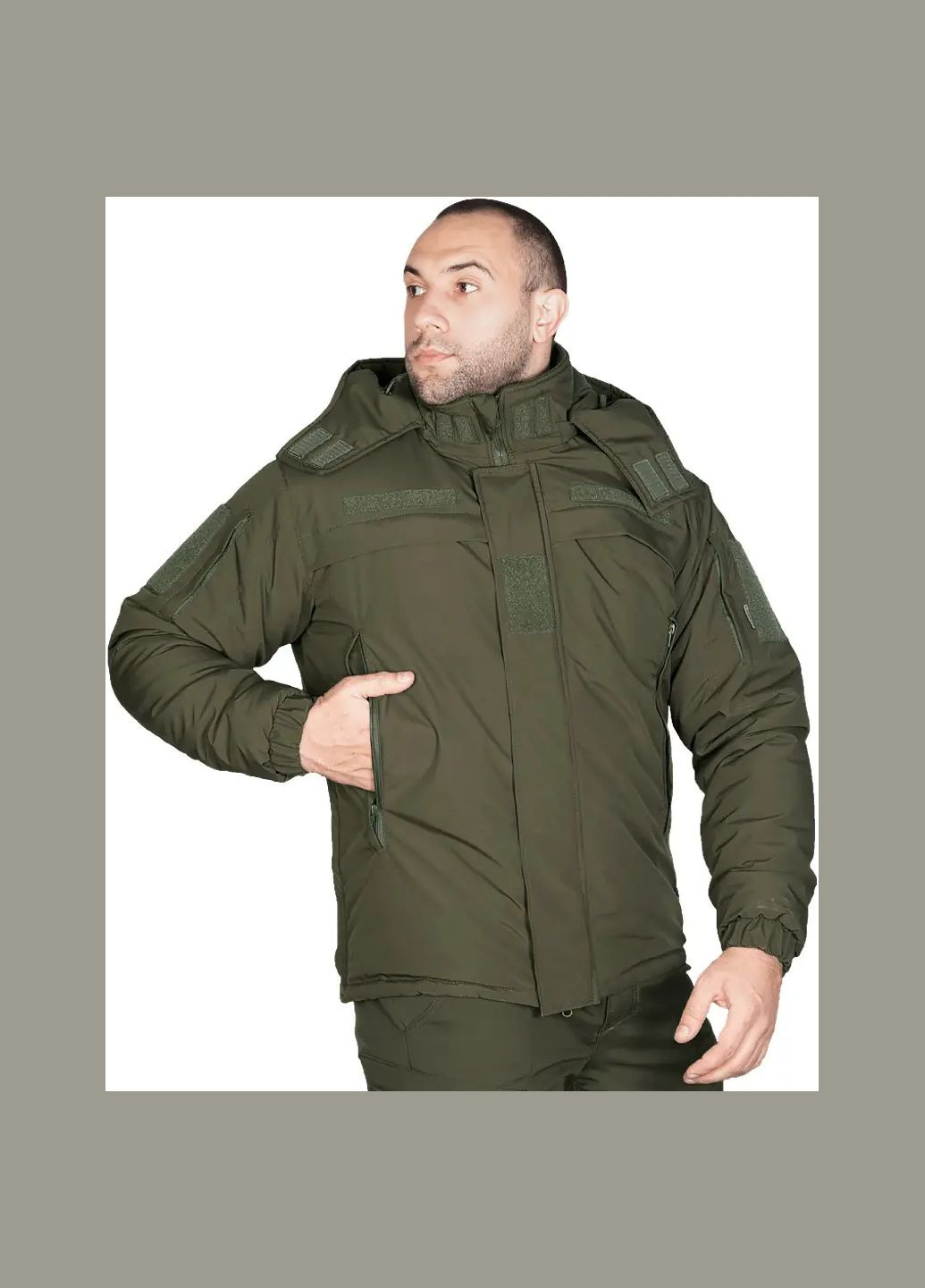 Зеленая демисезонная куртка patrol system 2.0.twill Camotec