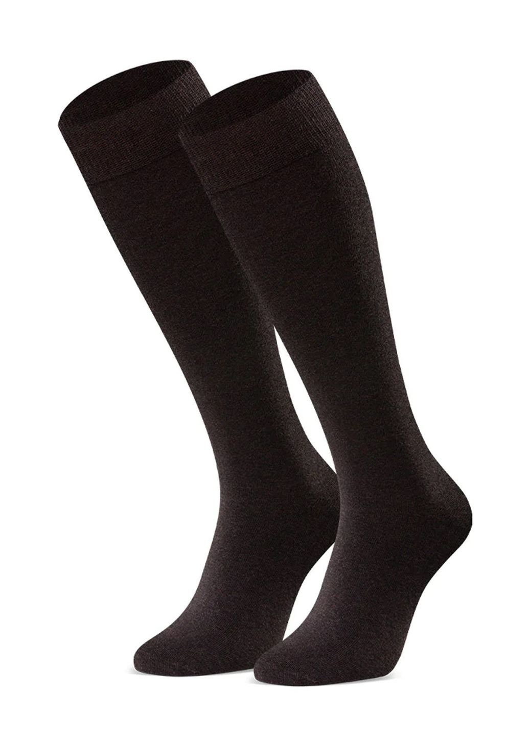 Коричневые гольфы-носки высокие мужские хлопковые 027 cotton Steven (370770757)