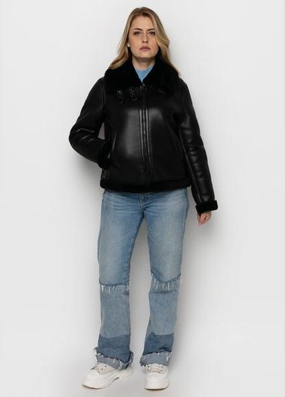 Дубленка 88-89693-67-SA Черный YB03 SAM Samange (308389975)