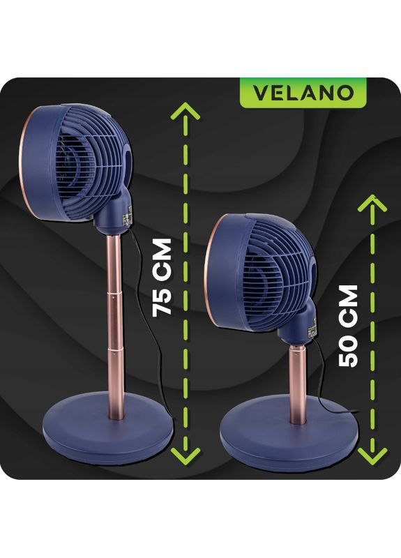 Вентилятор підлоговий 50Вт Velano (Польща) No Brand (360920508)