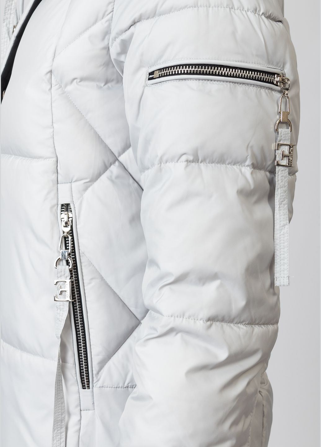 Серый зимний Пуховик Peercat