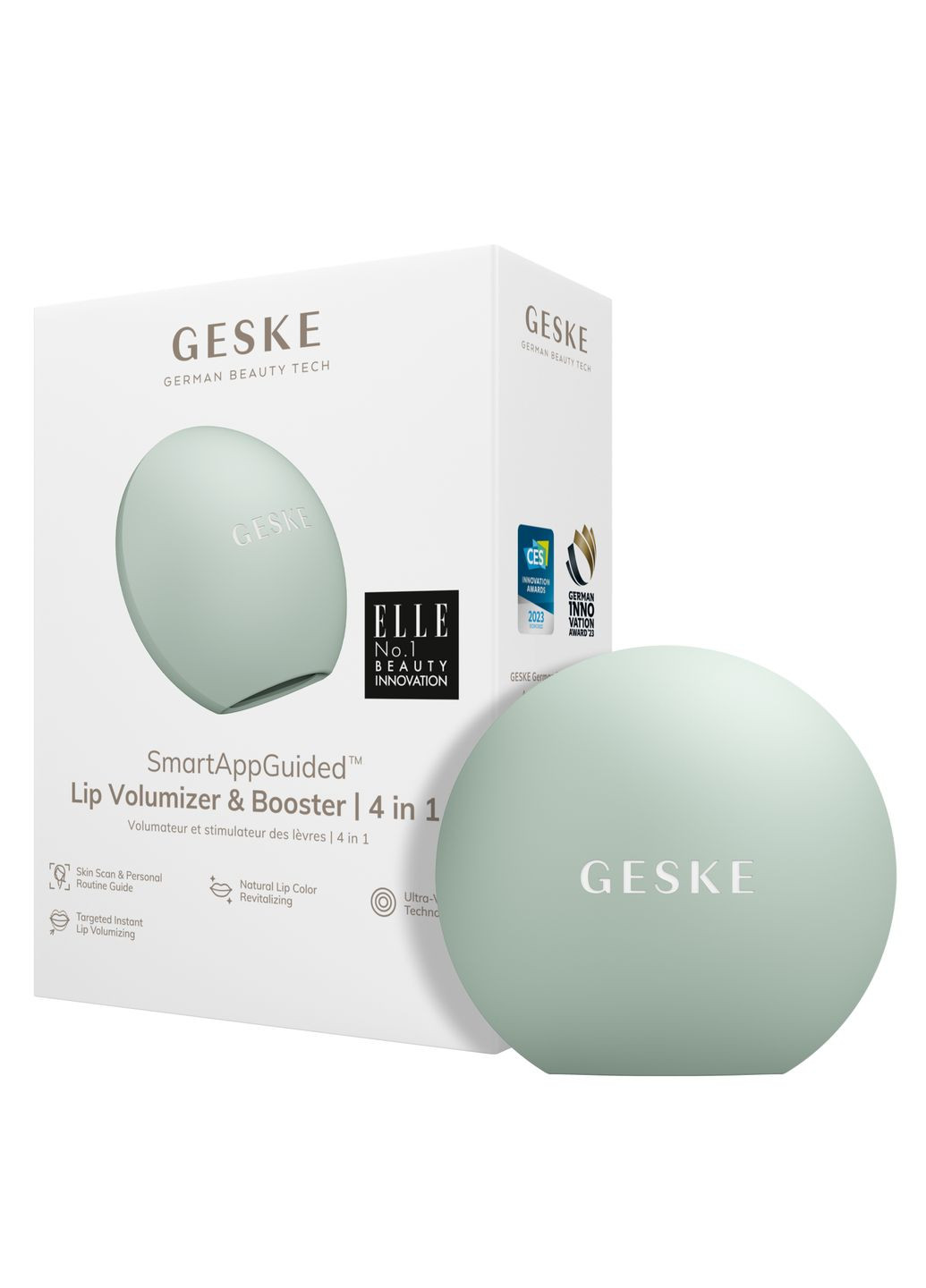 Устройство для увеличения объема губ Lip Volumizer&Booster 4в1 Small green GESKE (341525970)